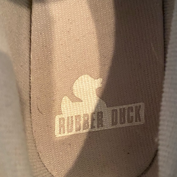 Rubber Duck Womens Light Gray Suede Casual Shoes w Fringe /Suede Laces / Size 7 - Picture 11 of 12